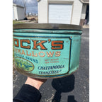 RARE Vintage Brocks Marshmallow Advertising Tin Chattanooga TN Chickamagua 5lb