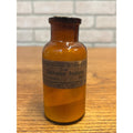 Vintage 1930s Cinchonine Sulphate Merck Co Apothecary Bottle