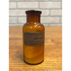 Vintage 1930s Cinchonine Sulphate Merck Co Apothecary Bottle