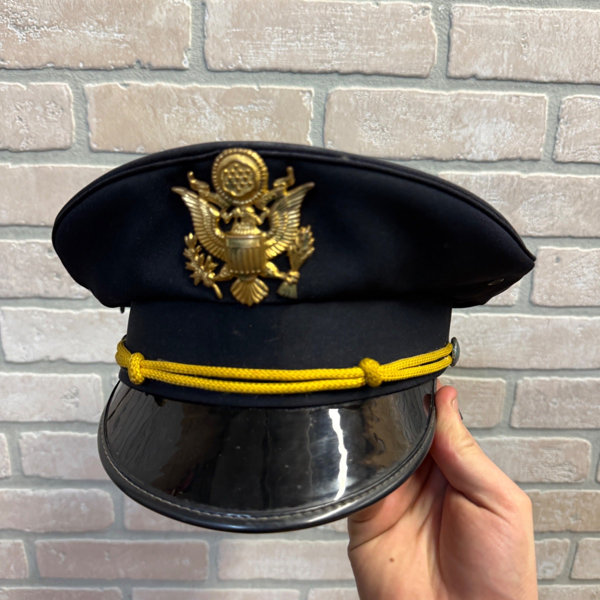 Vintage Kant Krack Hat U.S. Army Officer Badge WW2 WWII Korean Era