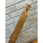 Vintage Dr Scholl’s Foot Measure Ruler Wooden Shoe Sizing Tool Chicago USA