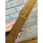 Vintage Dr Scholl’s Foot Measure Ruler Wooden Shoe Sizing Tool Chicago USA