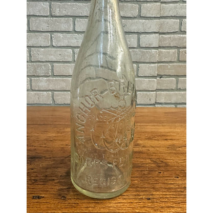 Pre-Pro Anchor Brewing Co Dobbs Ferry NY Blob Top Beer Bottle Antique Old