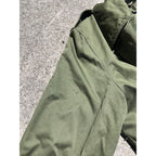 Vintage US Army 1955 Overcoat Trenchcoat OG 107 Korean War -- Long / Small