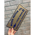 Vintage Volkswagen Chevy Mazda Dealer Metal Booster License Plate Arkansas
