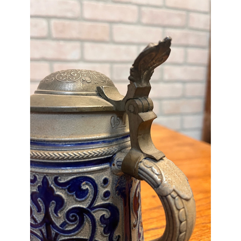 Vintage Reinhold Hanke Mug Stein RH #557 Germany 0.5L
