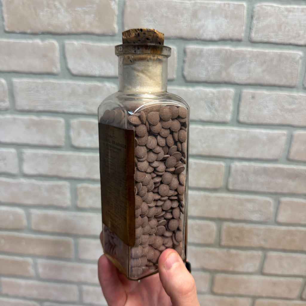 Antique G. D. Searle Chicago Glass Medicine Bottle - Visceral Drainage Tablets