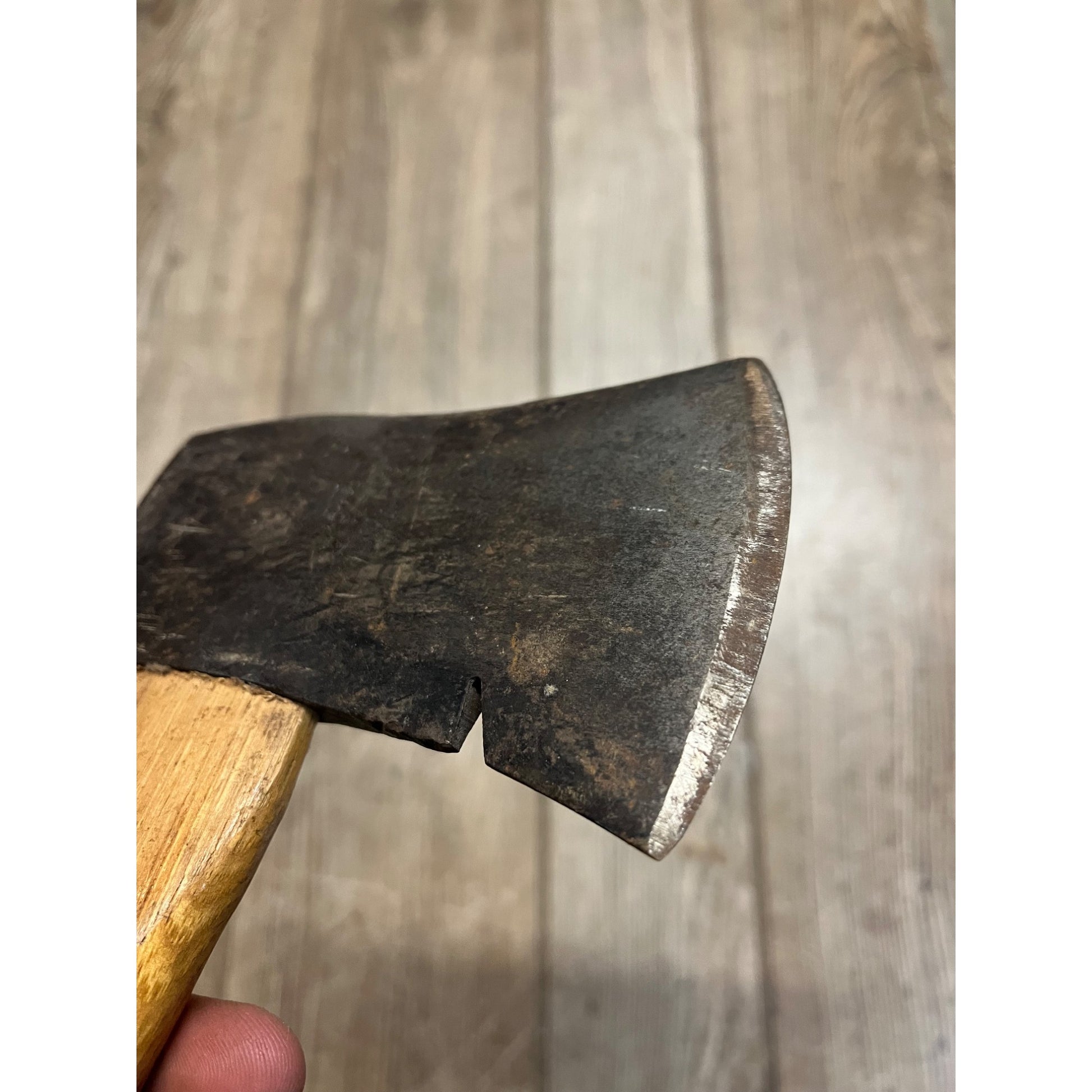 Vintage Wards Master Quality Single Bit Camp Axe Hatchet 1lb 10oz Tru-Test Handle