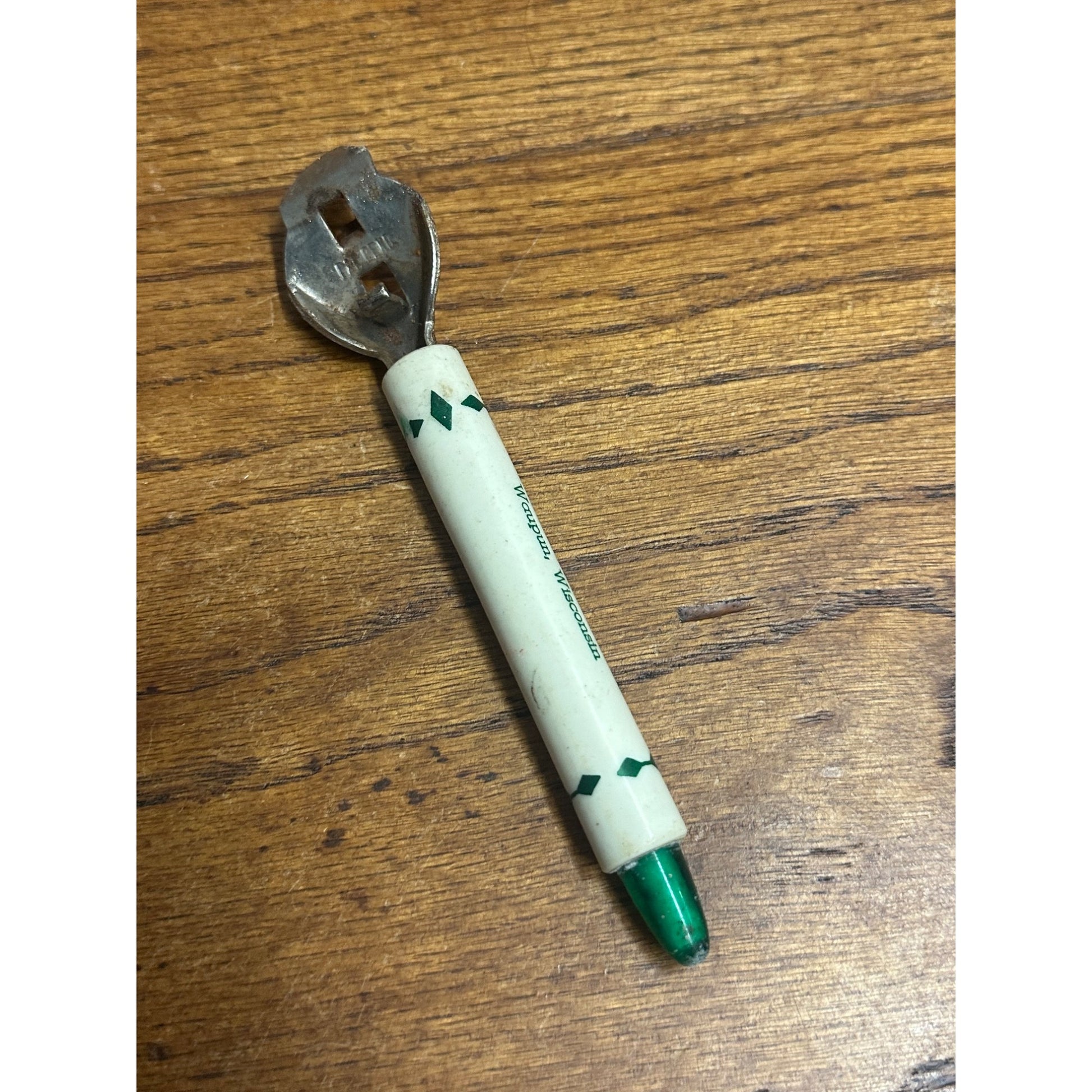 Vintage Baldy's Liquor Store Waupun Wisconsin Advertising Bottle Opener Wis Beer