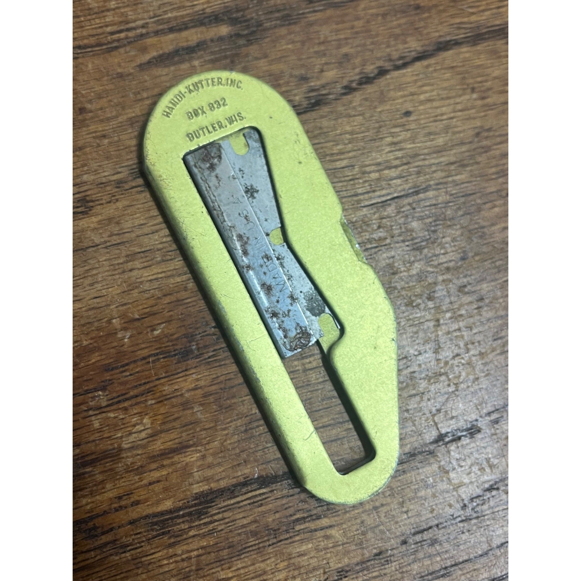 Vintage Lone Star Beer Handi Kutter Inc Box Knife Advertising