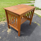Vintage Arts & Crafts / Mission Style Library Table Desk