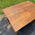 Vintage Arts & Crafts / Mission Style Library Table Desk