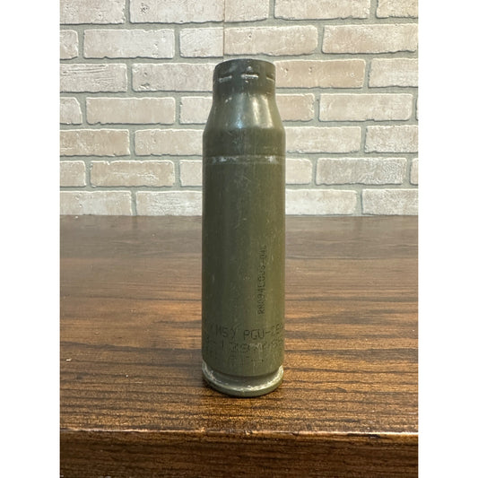 US Military Fired / Empty 25mm Shell Casing - Fighter Jet