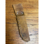 Vintage 1910s Harley Davidson Early Rider's Leather Knife Sheath Live to Ride Skull