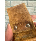 Vintage 1910s Harley Davidson Early Rider's Leather Knife Sheath Live to Ride Skull
