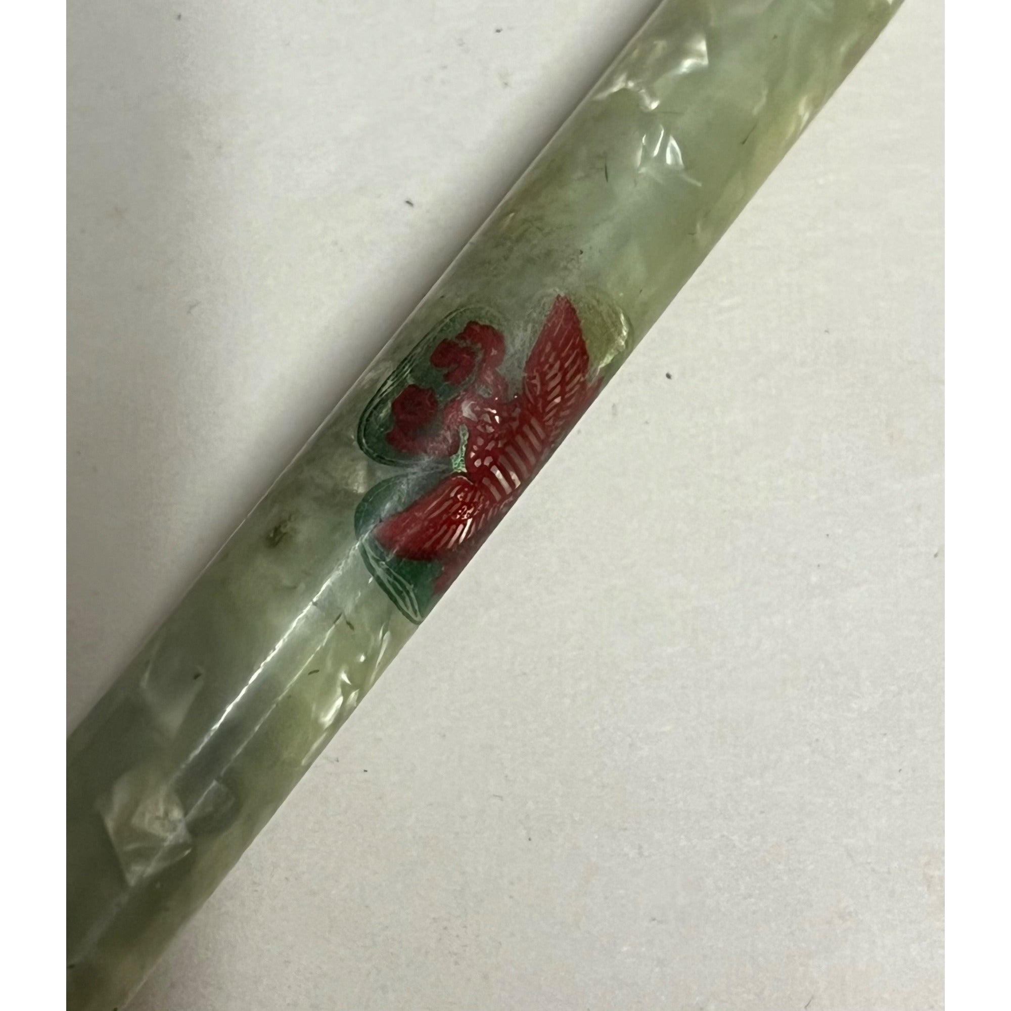 Vintage Mechanical Girl Scout Brownie Pencil GS Eagle Logo Marble White