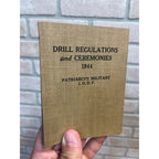 ODD FELLOWS MILITANT DRILL & CEREMONY BOOK 1944 Scarce