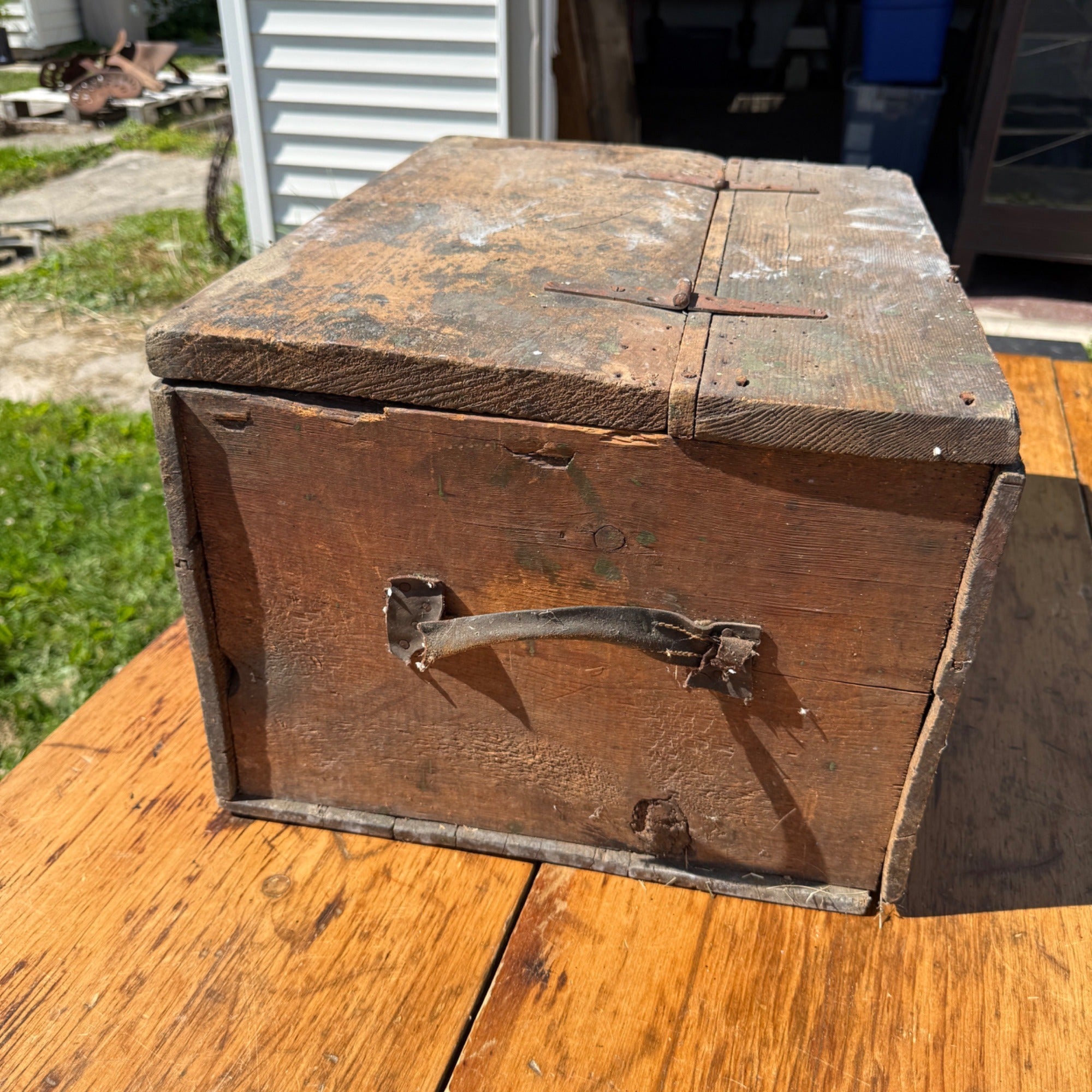 Antique McCullough Soap Co. Milwaukee Wis Wooden Soap Crate Box Country Store