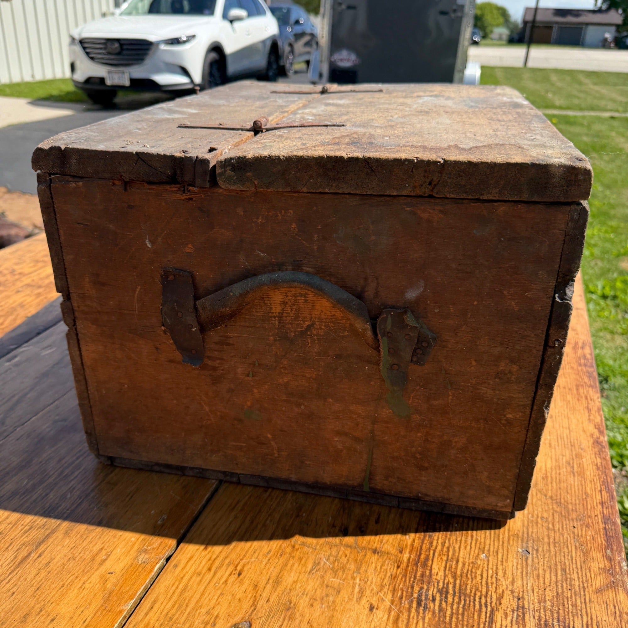 Antique McCullough Soap Co. Milwaukee Wis Wooden Soap Crate Box Country Store