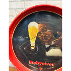 Vintage Budweiser Preferred Beer Tray 1950s Anheuser Busch St. Louis MO 11"