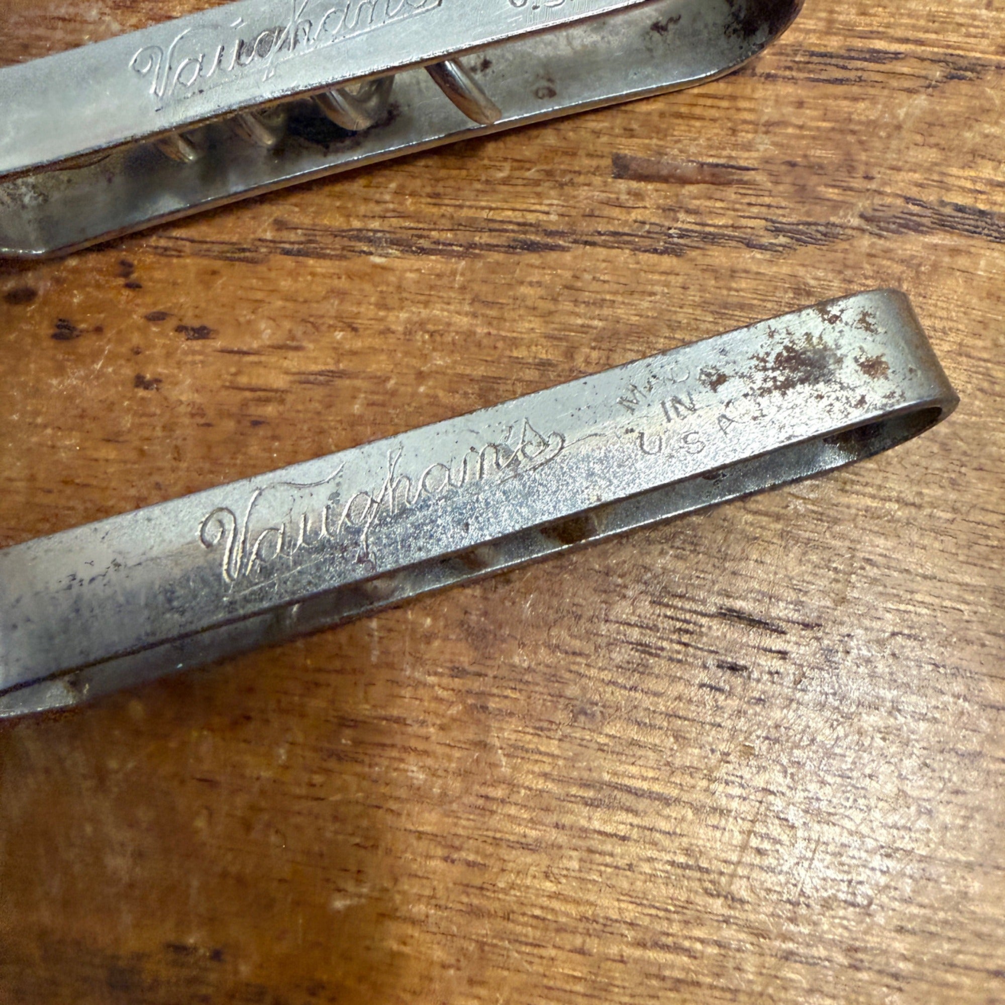 Vintage VAUGHAN'S Can Opener-Bottle Opener Caps Made In USA with Corkscrew Pair of 2