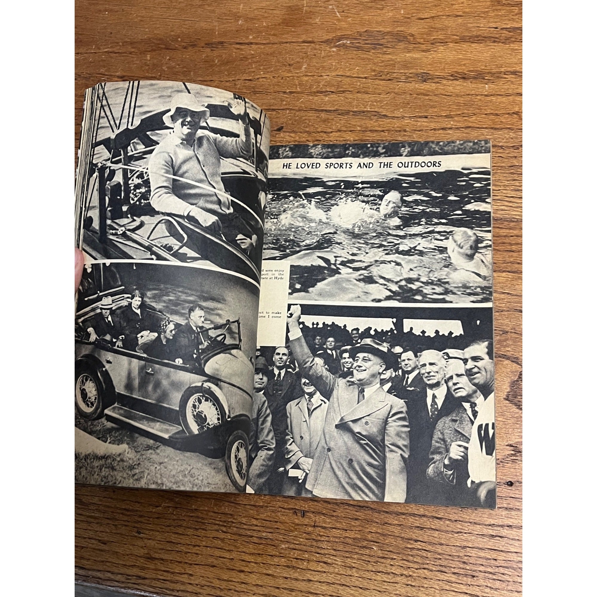 Roosevelt Album 150 Photographs 1945 Paper Magazine Style Book