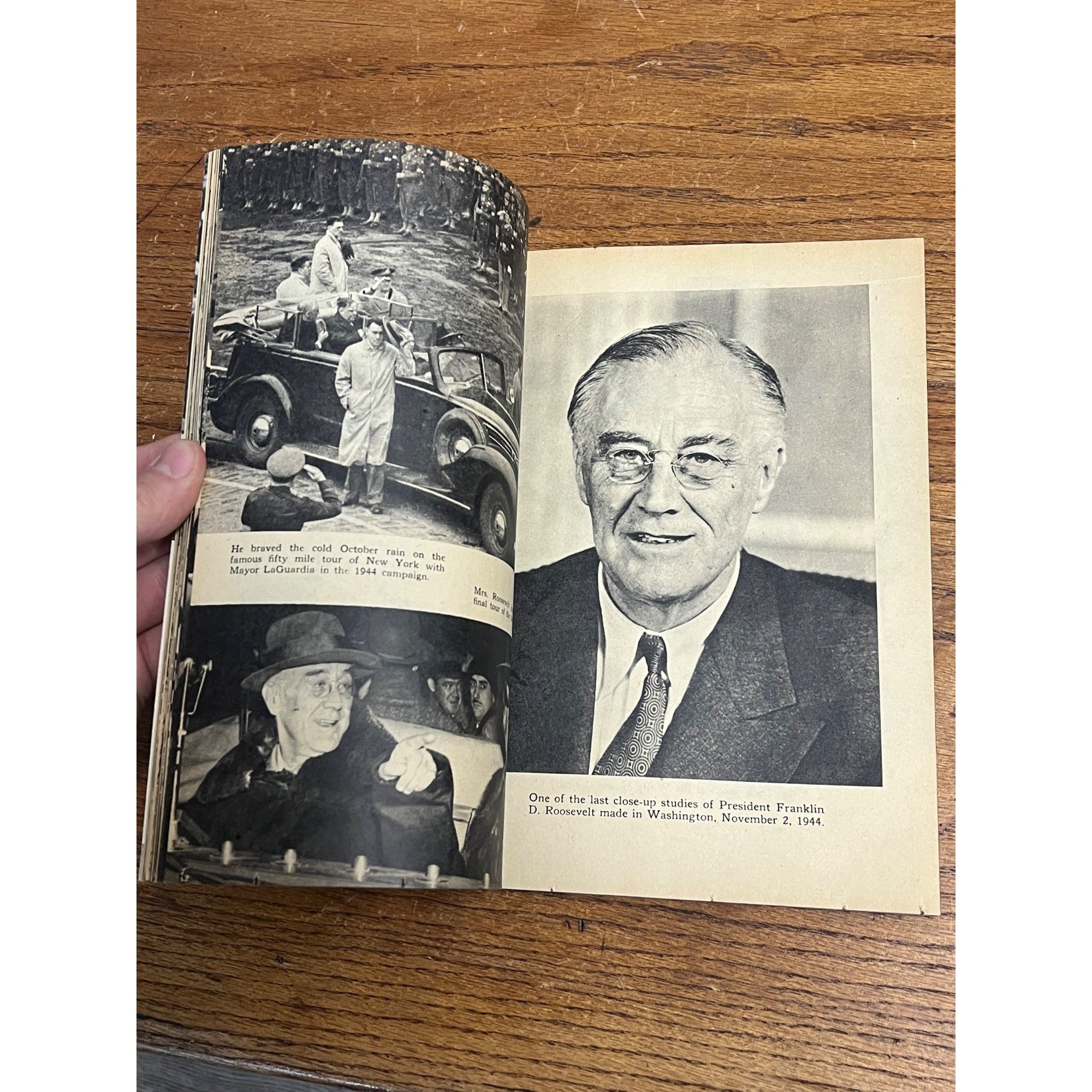 Roosevelt Album 150 Photographs 1945 Paper Magazine Style Book