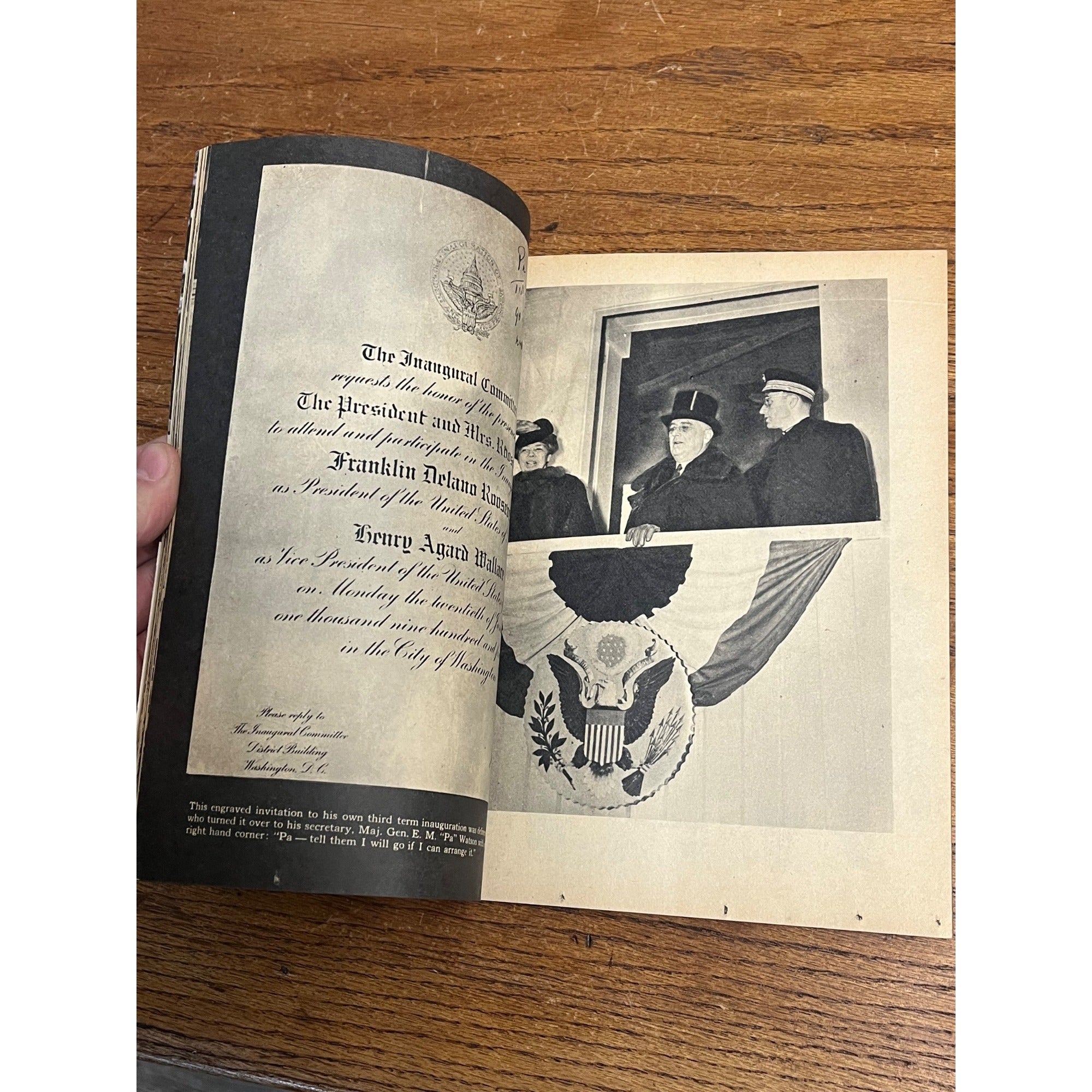 Roosevelt Album 150 Photographs 1945 Paper Magazine Style Book