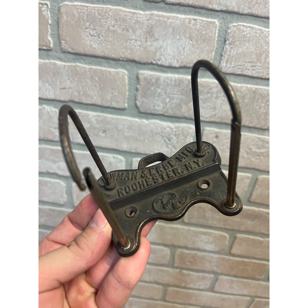Antique Shannon Yawman and Erbe Wall Mount Cast Iron Clip Board Holder