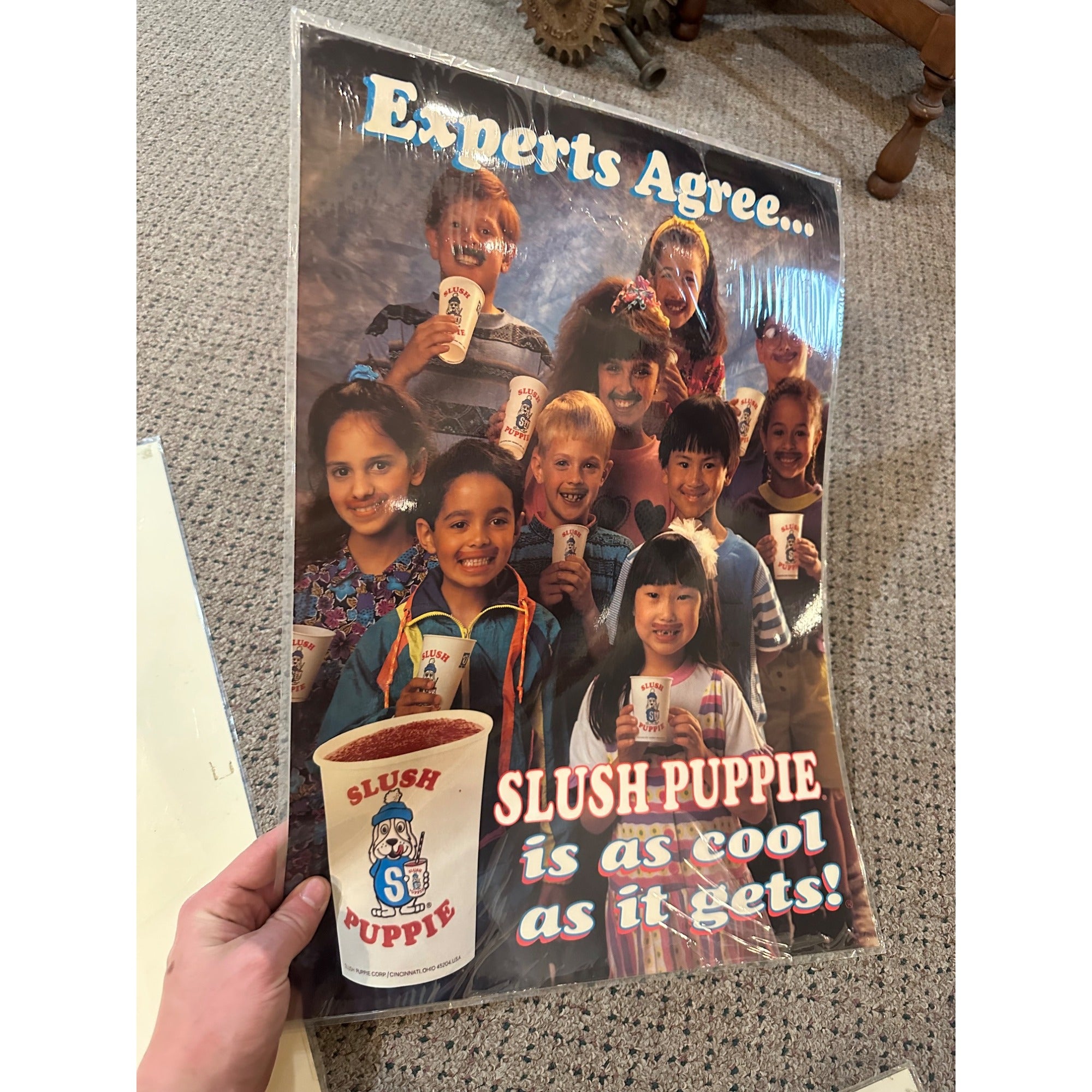 Vintage 1980s Slush Puppie Advertising Promo Posters Signs Lot (5) Retro