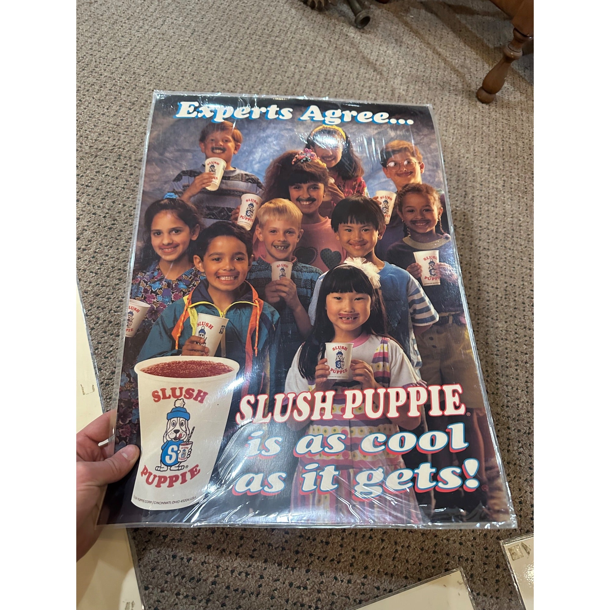 Vintage 1980s Slush Puppie Advertising Promo Posters Signs Lot (5) Retro