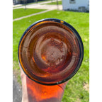 Antique Milwaukee Pickle Fruit Jar 9.75" Advertising Wauwatosa Wisconsin Bottle Amber