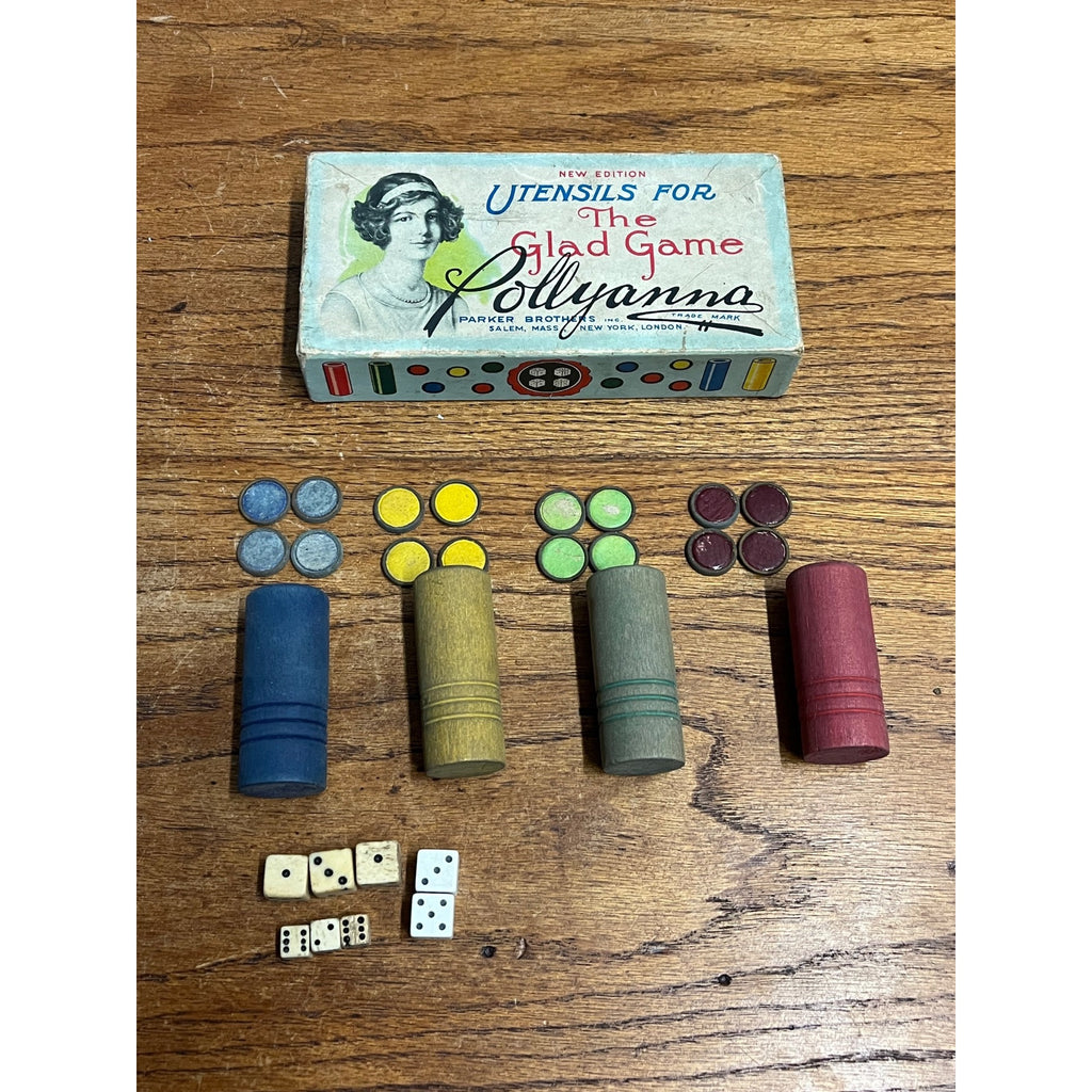 Antique 1916 Utensils for The Glad Game Pollyanna - Parker Brothers