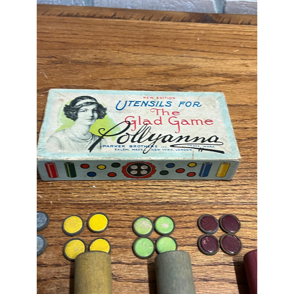 Antique 1916 Utensils for The Glad Game Pollyanna - Parker Brothers