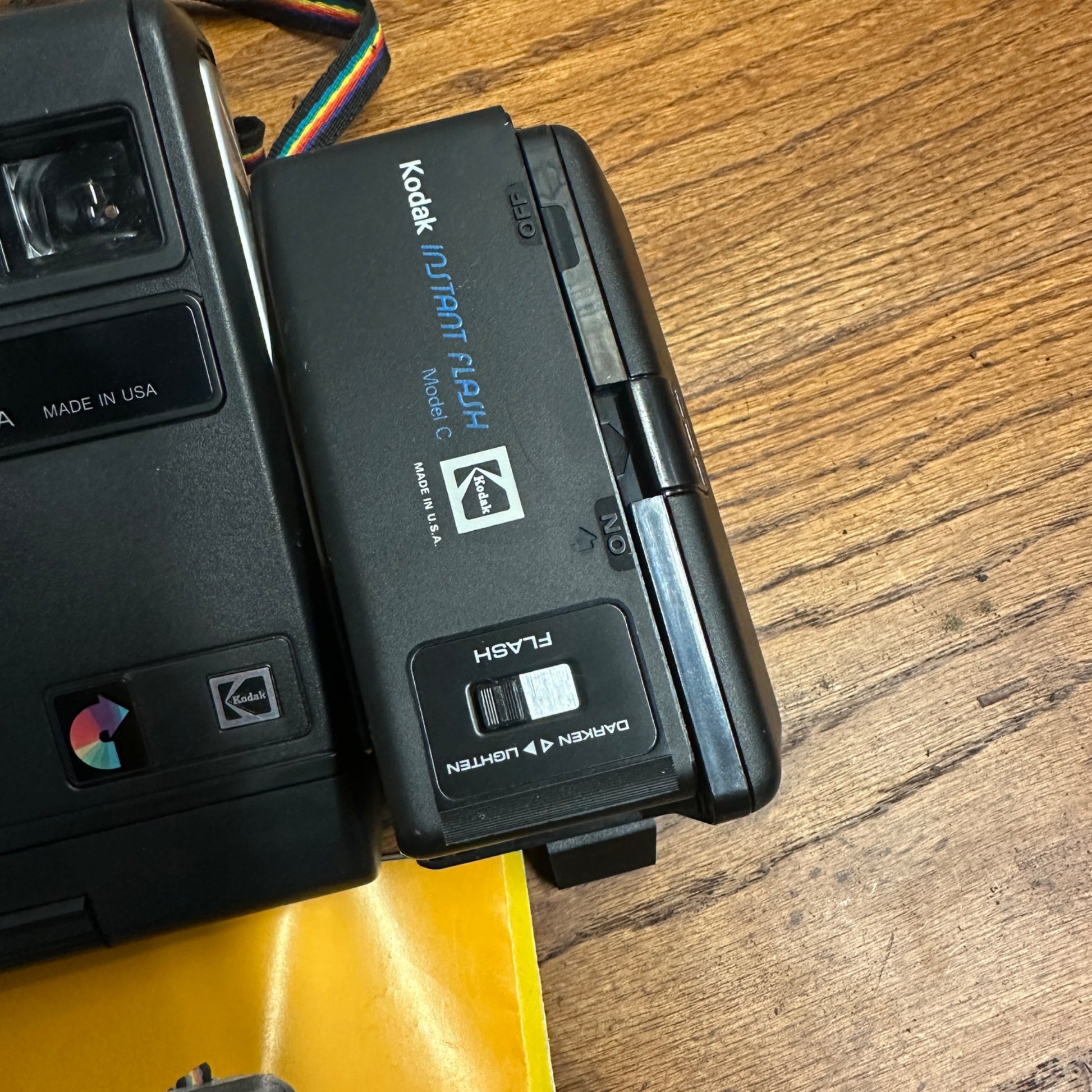 Kodak Polaroid Camera Colorburst 50 Instant Film Retro w/ Flash Manual