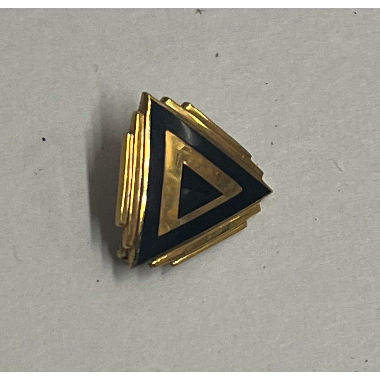 Vintage Delphian Society Education for Women Sorority 1/10th 10K Gold Lapel Pin