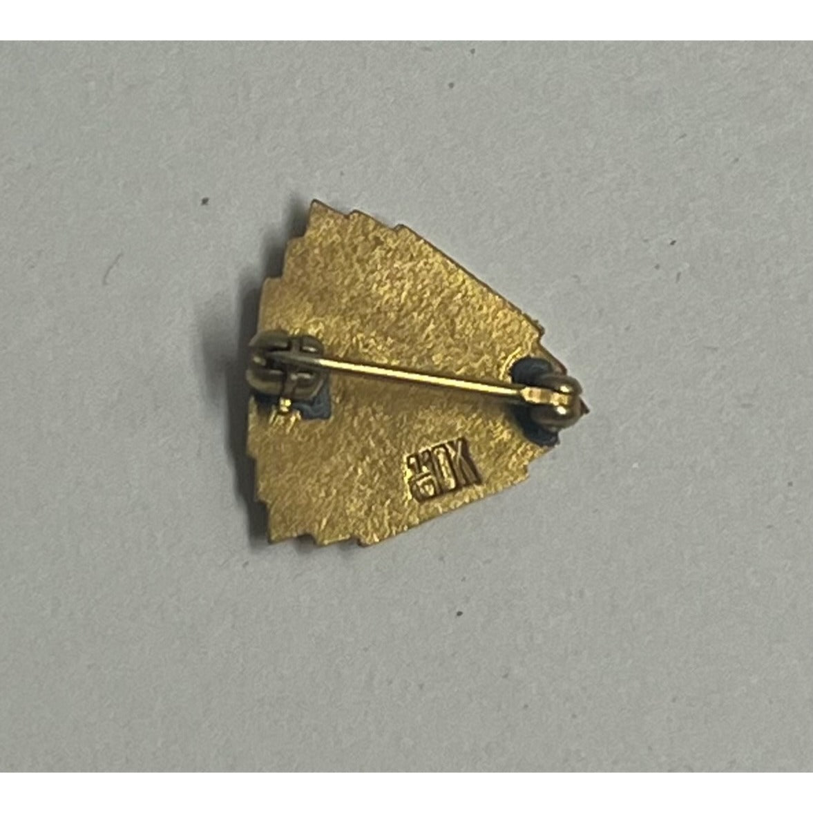 Vintage Delphian Society Education for Women Sorority 1/10th 10K Gold Lapel Pin