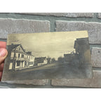 RARE Vintage 1907 Kampsville Illinois IL Main Street View RPPC Postcard Photo