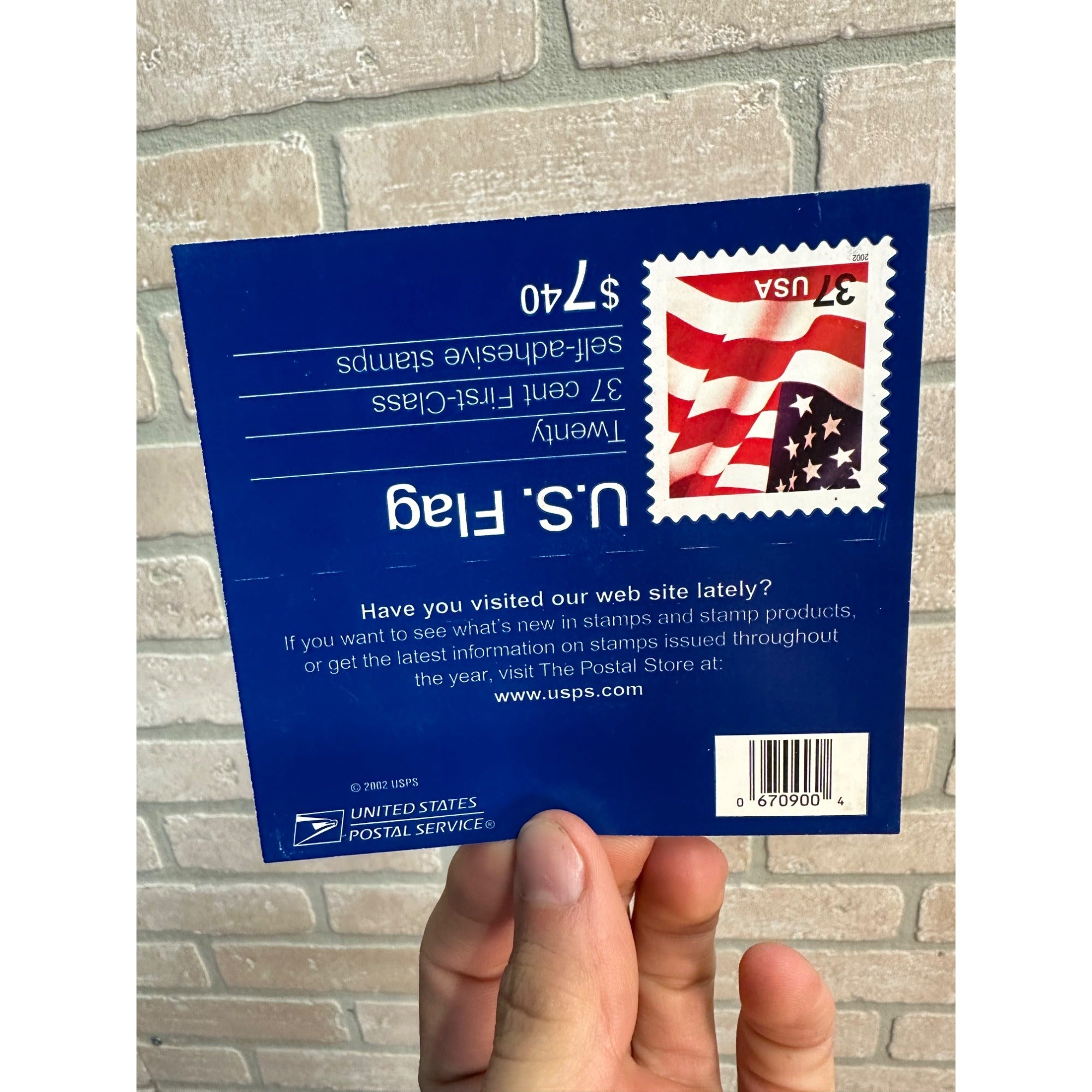 2002 American USA Flag Stamps Sheet Coil Group Missing Color Misprint