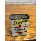 Vintage Shurfine Pure Ground Ginger Spice Tin Advertising Can N.R.O.G. Chicago, Illinois