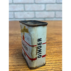 Vintage Shurfine Pure Ground Ginger Spice Tin Advertising Can N.R.O.G. Chicago, Illinois
