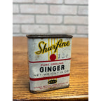 Vintage Shurfine Pure Ground Ginger Spice Tin Advertising Can N.R.O.G. Chicago, Illinois