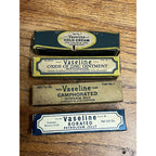 Vintage 1930s-50s Vaseline Petroleum Jelly Tubes & Boxes Lot Chesebrough-Pond's