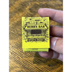 Vintage Unstruck Matchbook Advertising - Herb's Bar - Oshkosh, Wis.