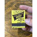 Vintage Unstruck Matchbook Advertising - Herb's Bar - Oshkosh, Wis.