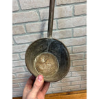 Antique Primitive 19th c. Tin Ladle Scoop Kitchen Utensil Farmhouse