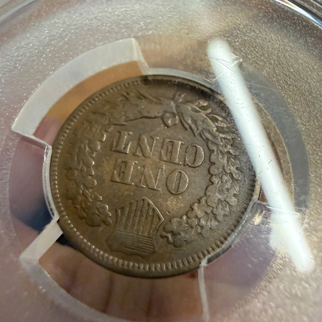 1867 Indian Head Penny PCGS VF30 Graded One Cent Coin