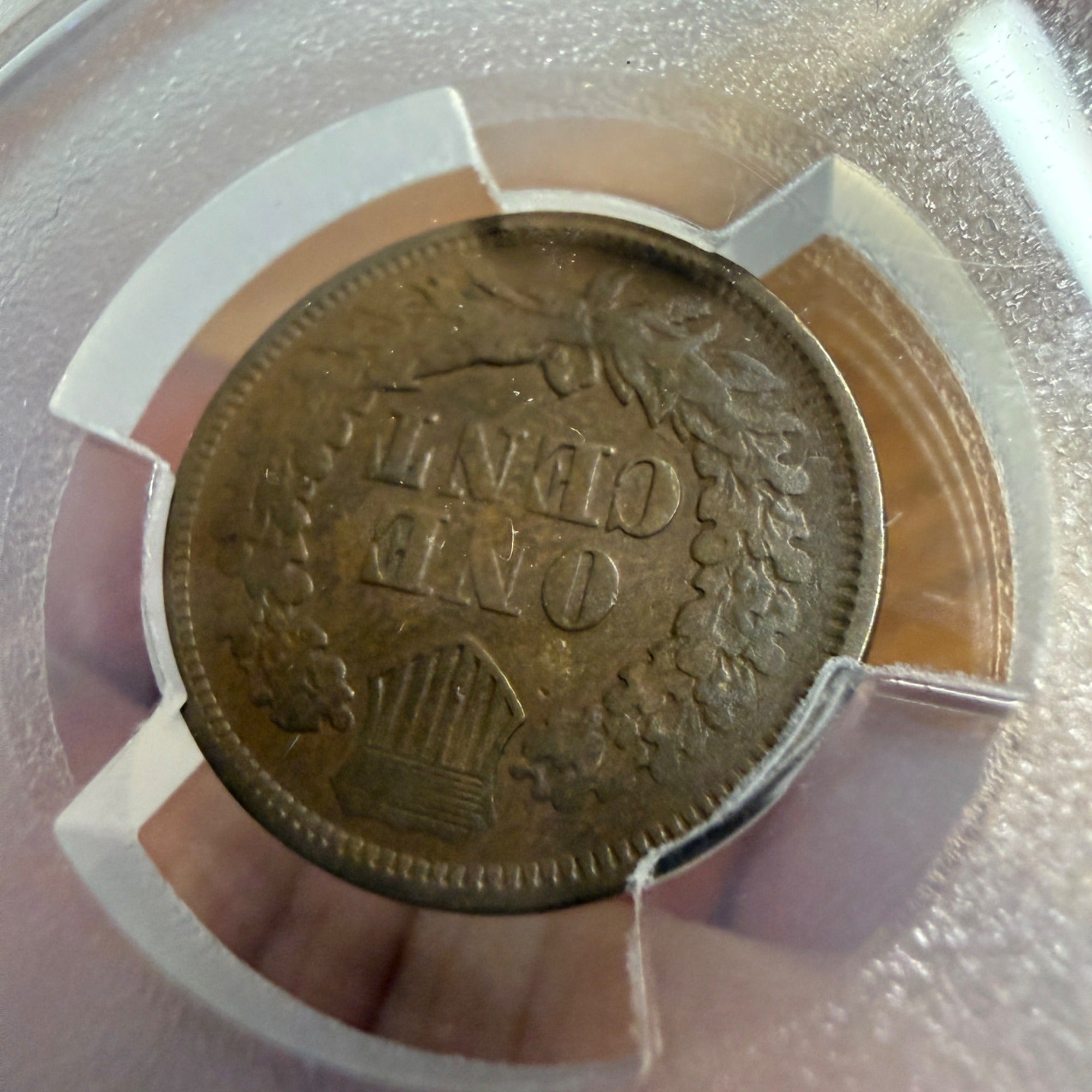 1867 Indian Head Penny PCGS VF30 Graded One Cent Coin