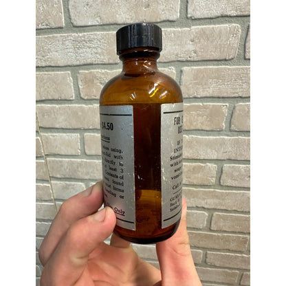 Vintage 1950s Hemorr-Aid (Oshkosh Wis) Medicine Bottle w/ Label