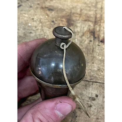 SCARCE Antique Vintage Dietzgen Plumb Bob w/ Internal Reel Solid Brass 10oz Tool